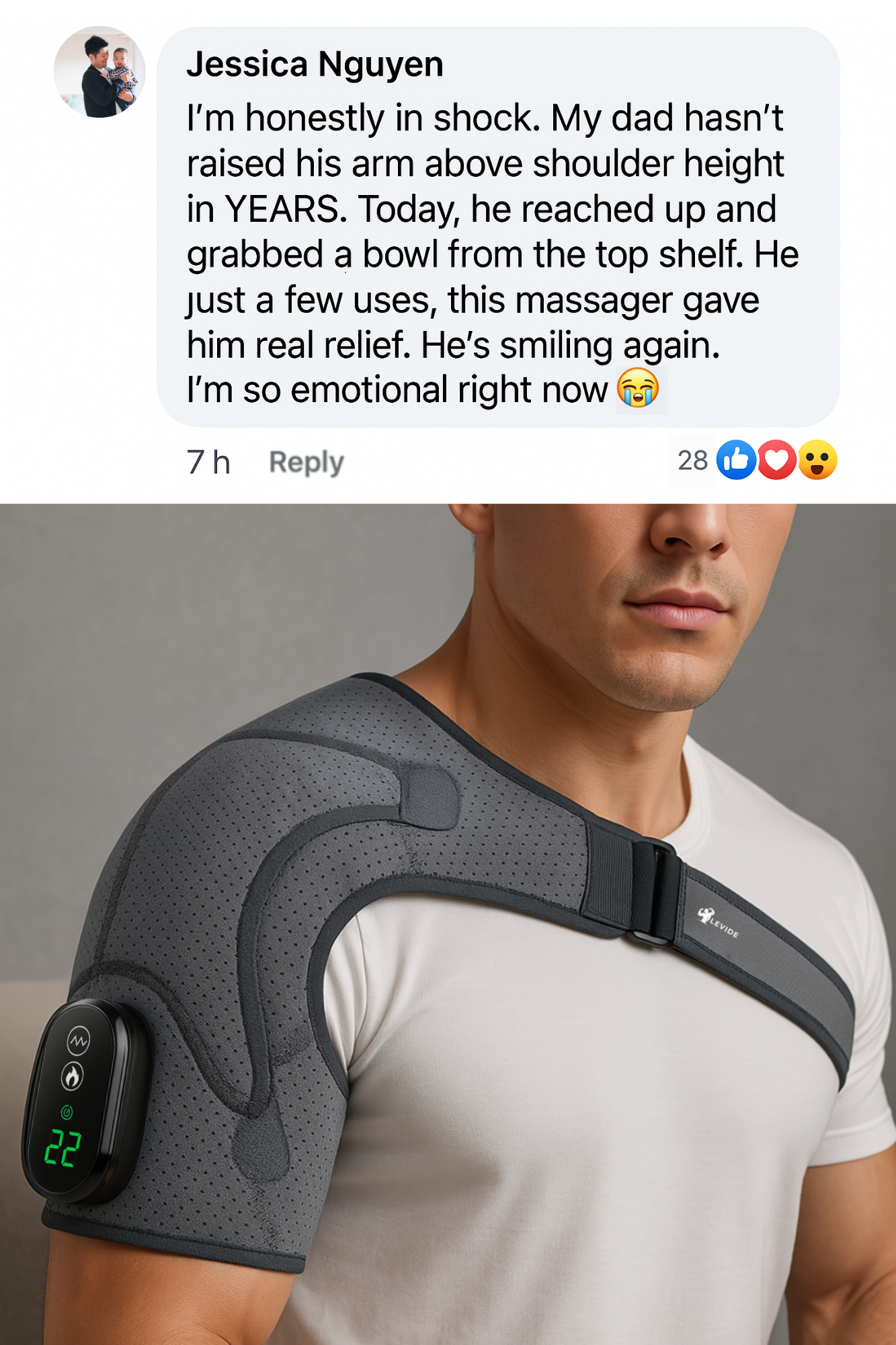 Heated Shoulder Massager