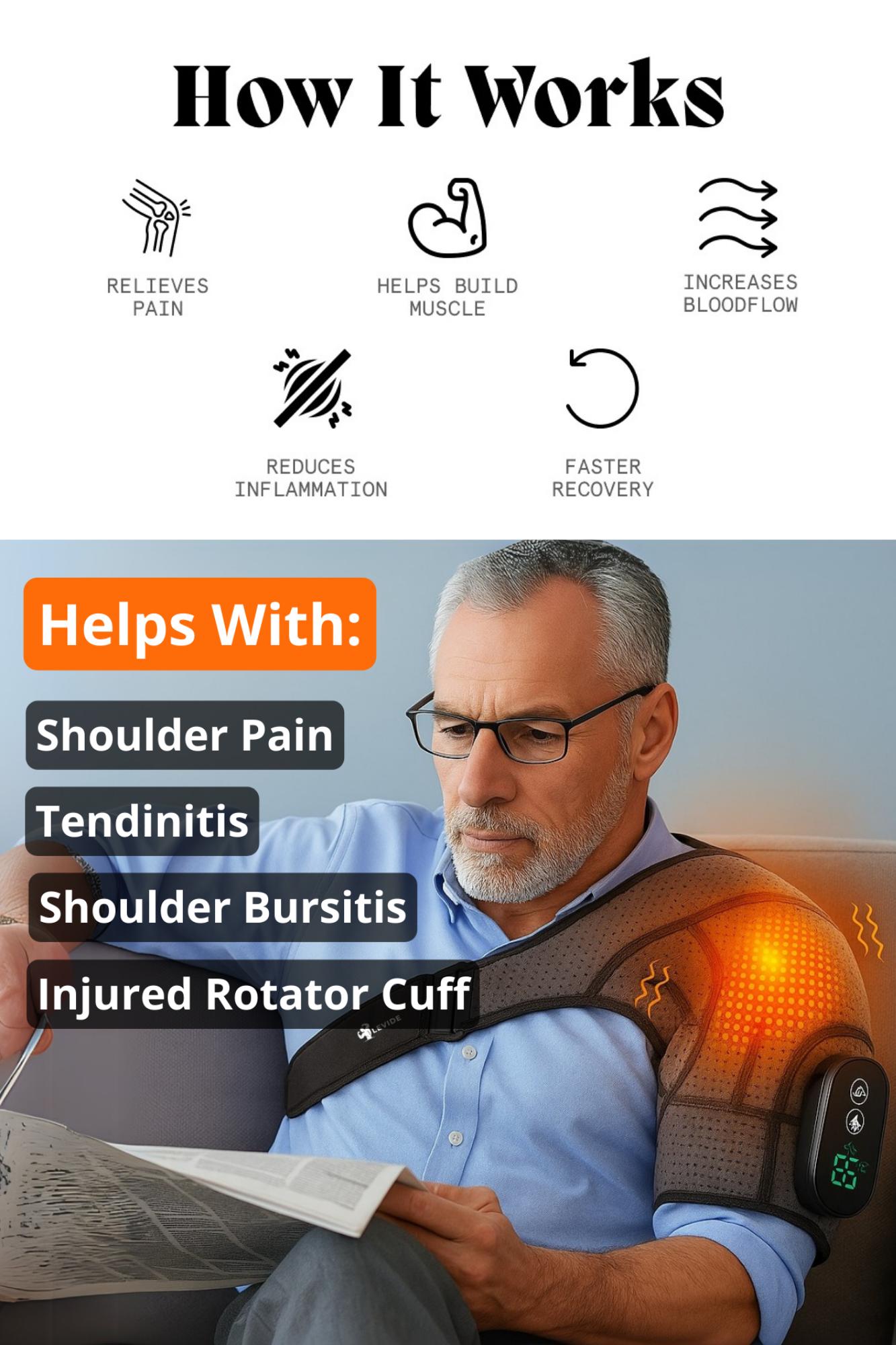Heated Shoulder Massager